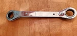 Mac Tools 19MM-21MM 12PT Chrome Offset Ratchet Wrench ROWM19212. Fixed Price $27.00.