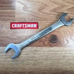 Craftsman 44581 -v- 19/32 11/16 Open End Wrench Ultrasonic Cleaned. Fixed Price $13.95.