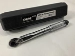 Used #6 Oem Tools 27173 3/8" Drive Click Style Torque Wrench 20-200 Inch/lbs.. Fixed Price $44.99.