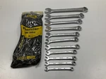 15MM No Brand, 13MM Gambles - 11 Piece Metric Combination Wrench Set, Most = Usa. Fixed Price $22.45.