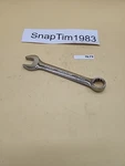 Snap-on Tools 17MM Metric Short Length Chrome Combo Wrench OEXM17B Usa. Fixed Price $18.99.