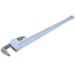Light Gray 48 In. Heavy Duty Aluminum Alloy Pipe Wrench For Gardening, Wa. Fixed Price $172.27.