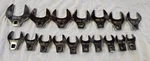 Snap-on 17PC 1/2" Dr Mm Crowfoot Set. Fixed Price $1000.00.