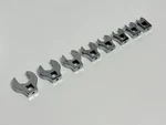 Mac Tools Usa 8PC Sae 3/8-13/16" Chrome Open-end Crowfoot Wrench Set, Drive. Fixed Price $149.99.