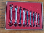 Vtg Snap-on 9PC XS609 12PT Sae Offset Boxocket Double Wrench With. Fixed Price $250.00.