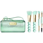 Mac Brush With Fate Essential 5PC Kit Face Powder Eye Shadow Line Groom Bag Nib. Fixed Price $49.80.