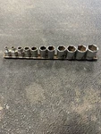 Snap-on 211FSY 11PC 3/8" Drive 6-POINT Sae Shallow Socket Set. Fixed Price $138.00.
