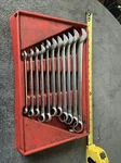 Snap Combination Wrench Set, Mixed Styles, Sae, 3/8 Up To 1. Fixed Price $199.00.