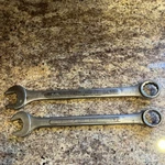 K-mart Auto Korea 7/8" And 15/16 12 Point Combination Wrenches. Fixed Price $5.81.