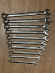 Craftsman Usa Professional 8- 18MM Long Combination Wrench 10PC Set Full Polish. Fixed Price $134.99.