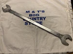 Mac Tools Usa 1" X 1-1/16" Double Open End Wrench DL3234. Fixed Price $28.00.