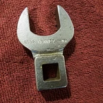 Vintage Bonney AC32 Crows Foot Wrench 1", 1/2" Drive, #3. Fixed Price $13.99.