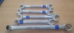 Set Of 5 Metric Craftsman - Forged In Usa Spanners Ex Mod. Fixed Price $93.91.