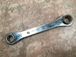 Vtg Matco Ratcheting Wrench W/box Ends Wrt 2022 Sae Length 5/8" & 11/16" Usa. Fixed Price $25.00.