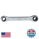 Klein Tools KT223X4 Linemans Ratcheting 4-IN-1 Wrench Made Usa 1/2- 9/16-. Fixed Price $51.08.