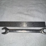Used Snap-on Tools RXS18B 9/16 Open End And Flare Nut Wrench. Fixed Price $25.00.