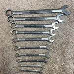 Craftsman Usa 12PT Sae Combination Wrench Set. Fixed Price $49.99.