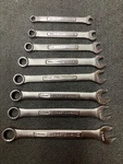 (e) Craftsman 8 Pc Wrenches Metric Size Made In The Usa. Fixed Price $40.00.