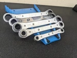 #BK460 Snap On Tools Spline Ratcheting Double Box Wrench Res Series Set. Fixed Price $99.95.