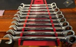 Snap-on OXRM710A 10PC Metric Flank Drive Non-reversible Wrench Set 10-19MM Save$. Fixed Price $319.95.