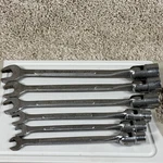 Truecraft Flex Head Wrench Socket Set 5PC Sae 3/8-3/4 Japan + Metric 10MM. Fixed Price $59.99.