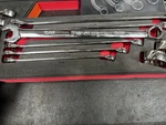 Snap-on 11 Pc 12-POINT Sae Flank Drive Plus Long Combination Wrench Set. Fixed Price $900.00.