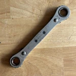 Kd Tools 1/2" 9/16" Ratcheting Double Box End Wrench 6PT Reversible No. 63 Usa. Fixed Price $11.95.