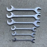 Vtg Cornwell Tools 6PC Sae 7/16" 15/16 4 Way Angle Open-end Wrench Set Usa. Fixed Price $224.95.