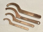 Vtg Gedore NO.40 110/115 & Other Hook Spanner Wrenches Machinist Tool. Fixed Price $45.00.