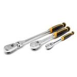 Gearwrench Pce 1/4 & 3/8 Drive 90-TOOTH Teardrop Soft Grip Ratchet Set 81203T. Fixed Price $159.99.