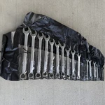 15 Pcs. Sears Craftsman Usa 4966 Combination Wrench Set Sae Super Tuff. Fixed Price $110.00.