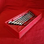 Snap On Tools Sae Point Combo Piece Wrench Set SOEX12-24, No 7/16THS. Fixed Price $124.99.