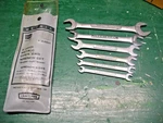 Craftsman Sears 6 Piece Metric Open End Wrench Set 44501 Original Pouch. Fixed Price $29.00.