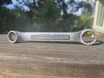 Vintage Craftsman Double Box End Wrench 5/8 3/4 12 Pt. -v- 43862 Usa. Fixed Price $8.99.