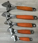 Snap On 5 Piece Adjustable Crescent Wrench Set (PO1023342). Fixed Price $399.00.