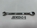 Snap-on Tools Usa New 3/8" Sae Non-reversing Ratcheting Combo Wrench SOXR12A. Fixed Price $69.95.