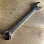 Williams Superrench 15/16" X 1-1/16" Double Open End Wrench Satin 1034A Usa. Fixed Price $23.95.