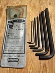 Sears /craftsman 8 Piece Metric Hollow Set Screw Keys 9-46675 -v- Series. Fixed Price $10.79.