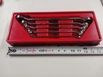 Vintage Snap-on XB605?, 10 Offset 12PT Wrench Set, Sae, Used, Owners Markings. Fixed Price $145.50.