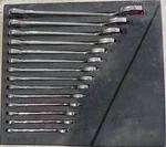 Snap-on Metric Flank Drive Plus Way Wrench Set 14PC 10-27MM. Fixed Price $360.00.