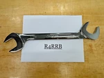 Snap-on Tools Usa New 1-11/16" Sae Way Open-end Angle Head Chrome Wrench VS54B. Fixed Price $239.95.