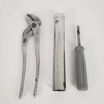 Bmw E30 Oem Heyco Trunk Tools Screwdriver Channel Lock Pliers Spark Plug Wrench. Fixed Price $39.99.