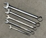 Snap Tools Sae Chrome Combination Wrenches, 12 Point. Fixed Price $65.00.