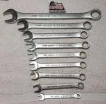 9PC Husky Usa-made Metric 12PT Combination "vintage "wrench Set. Fixed Price $49.56.