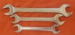 Vintage Blue Point Supreme Open End Wrench Set Of 3, S-1820--S-2024--S-2428. Fixed Price $34.50.