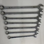 Mac Tools 7PC 12PT Metric Combination Wrench Set 10, 12, 13, 14, 15, 17, 18. Fixed Price $179.99.