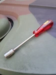 Vintage Kwb Tool Red 12MM Nut Screwdriver Chr.van W.germany 666-120 0875. Fixed Price $34.99.