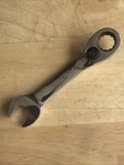 Blue Point 7/16" Stubby Short Ratcheting Combination Wrench Reversible BOERS14. Fixed Price $37.95.