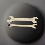 Vintage Mercedes-benz Din 895 17X19MM And Klein TOOLS#68414 Comb.wrench. Fixed Price $36.00.