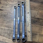 Snap On Tools 3 Offset Box End Wrench Xv 1214-S, 1416-S, 1618. Fixed Price $60.00.